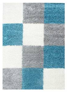 Tapis shaggy CARRÉ A 200x290 bleu Bleu - 200 x 290 cm