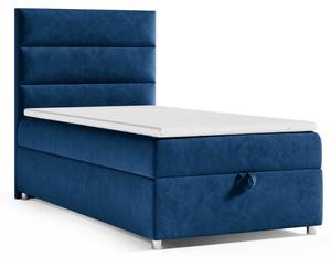 BOXSPRINGBETT mit Bettkasten Trinity K4 Blau - Tiefe: 80 cm