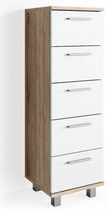 Mobilier de salle de bains Ilias Marron - Blanc