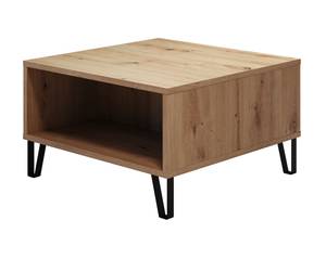 Table basse GAMMA Beige - Bois massif - 60 x 37 x 60 cm