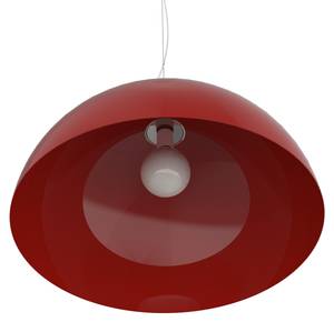 Suspension Cassis Rouge brillant - Abat-jour diamètre : 60 cm