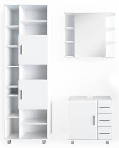 Salle de bain Ilias blanc (3 éléments) 80 x 64 x 21 cm