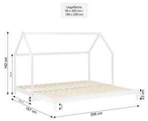 Hausbett XXL 2591 Mit Lattenrost