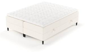 Boxspringbett Malte Creme - Breite: 200 cm - H3