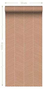 papier peint chevron 7307 Orange