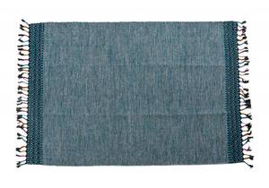 Dallas moderner Teppich Blau - Textil - 170 x 1 x 110 cm