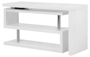 Bureau traditionnel NICEPHORE Blanc - Bois manufacturé - 60 x 76 x 200 cm