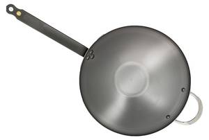 Wok-Pfanne Mineral B Silber - Metall - 2 x 10 x 32 cm