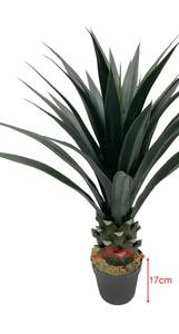 Plante Artificielle Yucca RE7038 Vert - Matière plastique - 30 x 90 x 30 cm