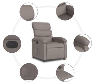 Fauteuil inclinable électrique 3032262-4 Taupe