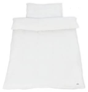Musselin-Bettwäsche Kinderbetten, weiß Weiß