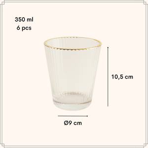 Wassergläser 6er Set 2707231 Glas - 9 x 11 x 9 cm