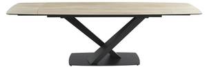 Table extensible MALATA Noir - Verre - 90 x 76 x 260 cm