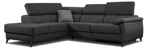 Ecksofa Taunus (5-Sitzer) Schwarz