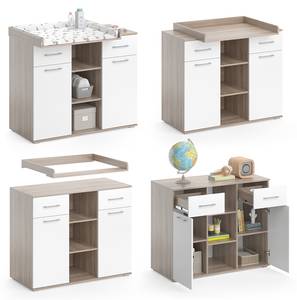 Wickelkommode Leonie 36685 Braun - Eiche Sonoma Dekor