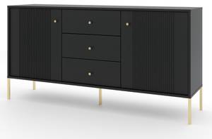 Sideboard ISEO SB154 2D3D Schwarz - Gold