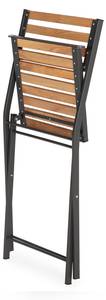 Pack 2 chaises de jardin Ambar Noir