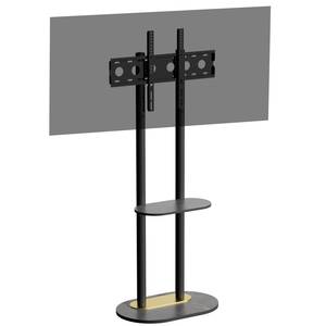 TV Stand TV Standfuß für 40-75" TV Marmor Schwarz Dekor