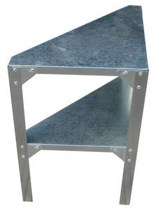 Gartenregal ZAE Silber - Metall - 42 x 65 x 42 cm