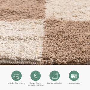 Retro Teppich Gambit Beige - 80 x 150 cm