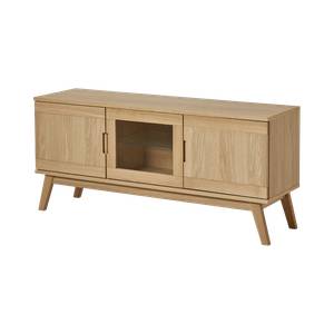 Meuble TV bois Adèle Marron - Bois manufacturé - 132 x 55 x 38 cm