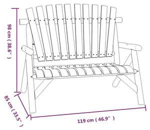 Gartenbank 3028556-5 Holz