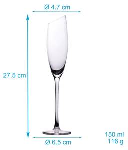 Champagner Sekt Glas Set MALO (6-tlg.) Durchscheinend - Anzahl Teile im Set: 6