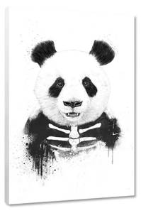 Leinwandbild Zombie Panda 30 x 45 cm