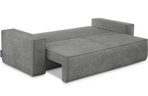 NAPI II Sofa 3 Sitzer Grau - Breite: 244 cm