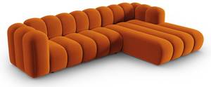 modulares Ecksofa LUPINE 4 Sitzplätze Braun