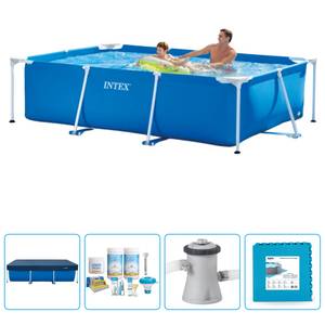 Schwimmbad-Set 282712 (5-teilig) Blau - 160 x 65 x 260 cm