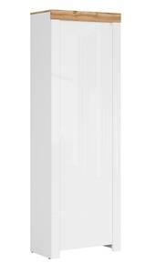 Highboard Holten Weiß - Holzwerkstoff - 69 x 204 x 37 cm