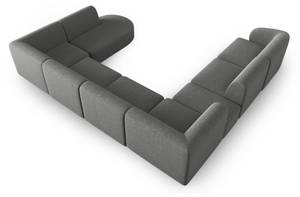 modulares U-Formsofa SHANE 8 Sitzplätze Schiefergrau