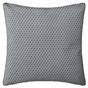 Coussin décoratif OTTO, 38 x 38 cm Gris - Fibres naturelles - 38 x 2 x 38 cm