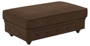 Pouf CHESTERFIELD Marron - Textile - 72 x 45 x 120 cm