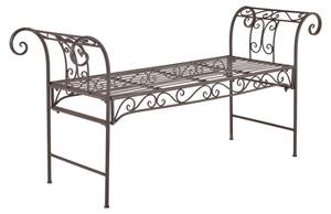 Banc de Jardin Cossila Métal Marron