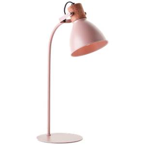 Tischlampen 5185141 1 Pink - Holz teilmassiv - 18 x 52 x 29 cm