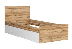 Bettrahmen Nuis Braun - Holzwerkstoff - 95 x 86 x 205 cm