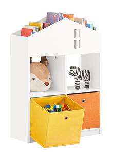 Bibliothèques enfant KMB49-W Blanc - Bois manufacturé - 65 x 91 x 27 cm