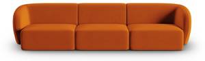 modulares Sofa SHANE 3 Sitzplätze Braun