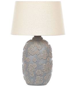 Tischlampen FERREY Beige - Grau - Weiß - Keramik - 30 x 46 x 30 cm