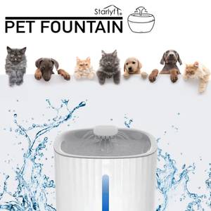 Brunnen für Katze & Hund Pet Fountain Weiß - Kunststoff - 15 x 20 x 20 cm