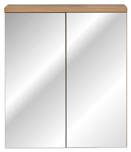 Armoires de toilette SAMOA MC60 2D Beige - Bois manufacturé - Matière plastique - 60 x 69 x 20 cm