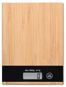 Digitale Küchenwaage, max. 5 kg, Bambus Braun - Bambus - 16 x 3 x 21 cm