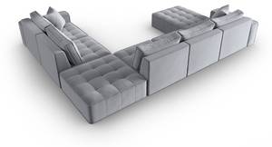 modulares U-Formsofa MIKE 8 Sitzplätze Grau