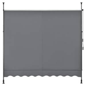 Store Banne Téléscopique Gris - Largeur : 250 cm