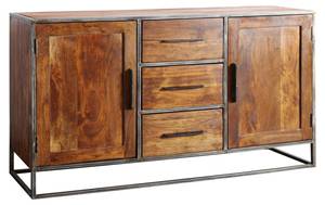 Sideboard OKLAHOMA Braun - Massivholz - Holzart/Dekor - 150 x 90 x 40 cm