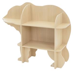 Kinderregal 2 Ebenen aus Holz Braun - Holzwerkstoff - 32 x 83 x 110 cm