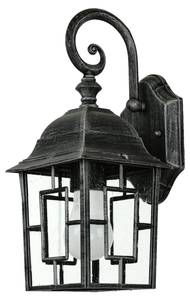 Lampe murale d'extérieur FRIESEN Gris métallisé - Argenté