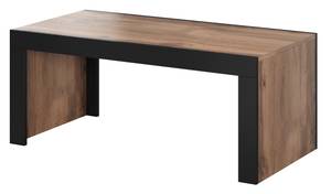 Table basse MILA 120x60x50 Beige - Noir - Bois manufacturé - Matière plastique - 120 x 50 x 60 cm